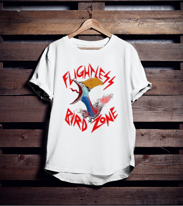 Three Bean Salad Podcast Flightless Bird Zone Kookaburra T-Shirt