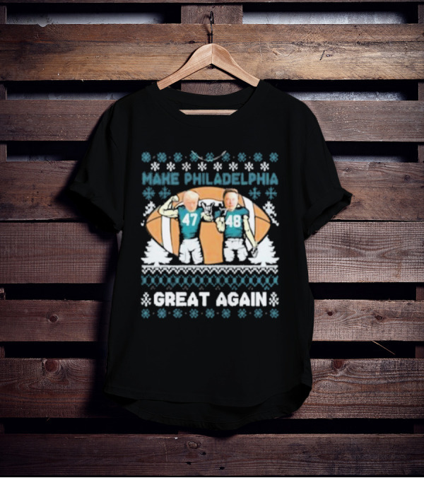 Make Philadelphia Great Again Football Snowflakes T-Shirt
