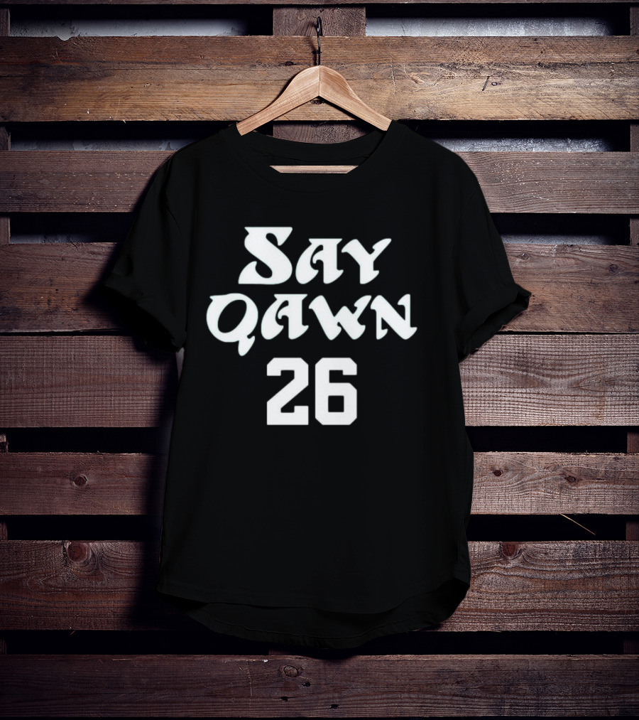 Say Qawn 26 Saquon Barkley Football Fan T-Shirt