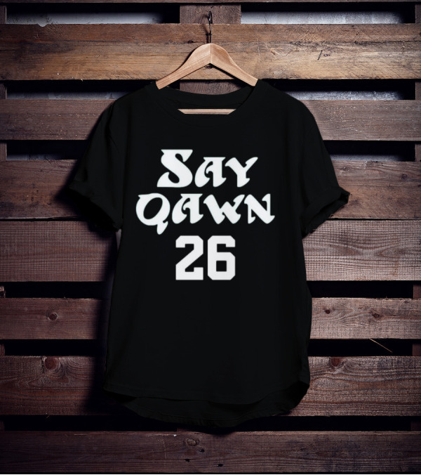 Say Qawn 26 Saquon Barkley Football Fan T-Shirt