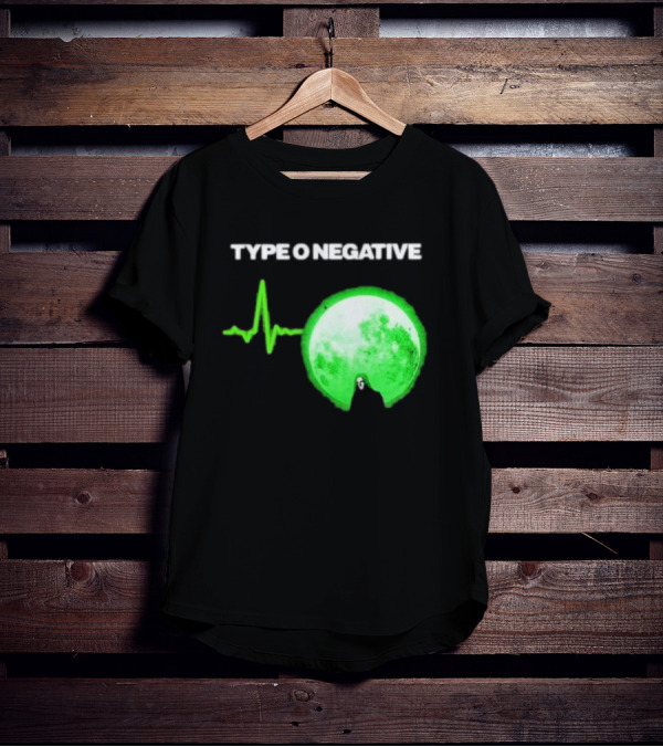 TYPE O NEGATIVE Green Moon Heartbeat T-Shirt