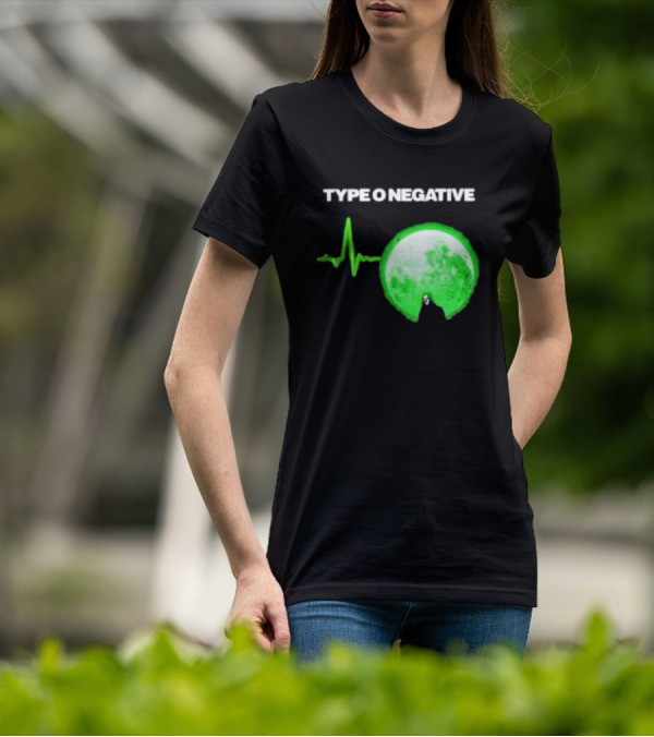 TYPE O NEGATIVE Green Moon Heartbeat T-Shirt