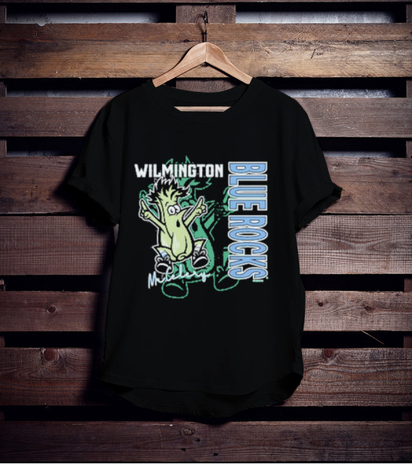 Wilmington Blue Rocks Mr. Celery Character T-Shirt