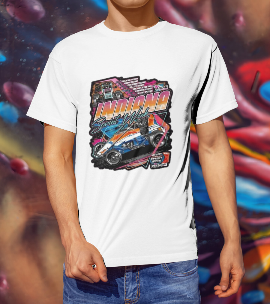 Indiana Sprint Week USAC Sprint Car Racing T-Shirt