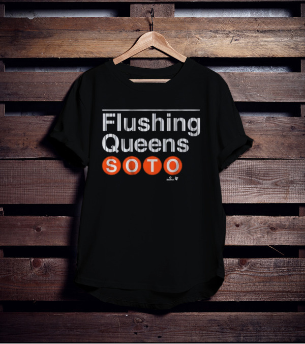 Flushing Queens Soto Subway Platform Sign T-Shirt
