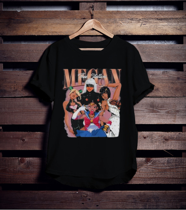 Megan Thee Stallion Cosplay Anime Characters T-Shirt