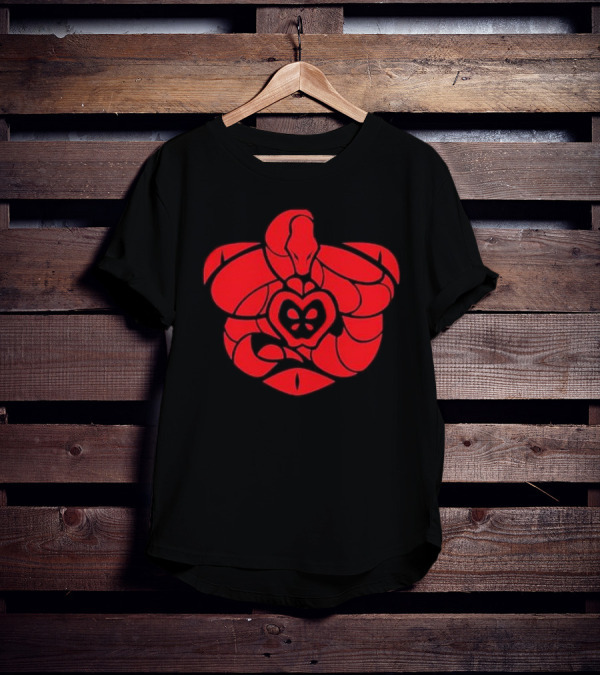 Pride Sigil Snake With Heart And Butterfly Emblem T-Shirt