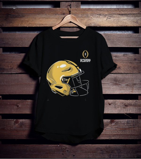 Notre Dame Fighting Irish College Football Playoff 2025 Helmet Iconic T-Shirt