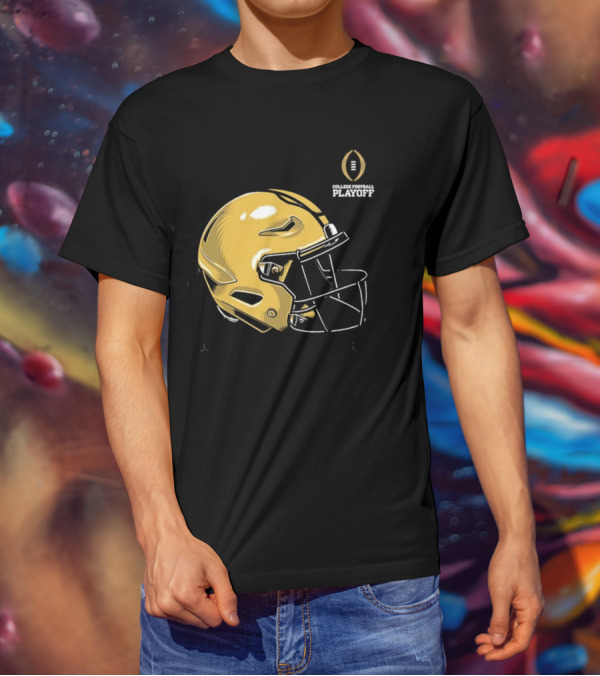 Notre Dame Fighting Irish College Football Playoff 2025 Helmet Iconic T-Shirt