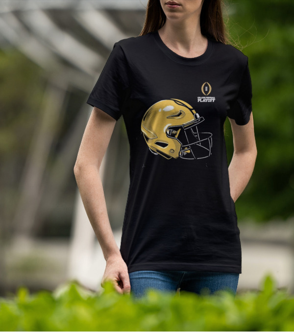 Notre Dame Fighting Irish College Football Playoff 2025 Helmet Iconic T-Shirt