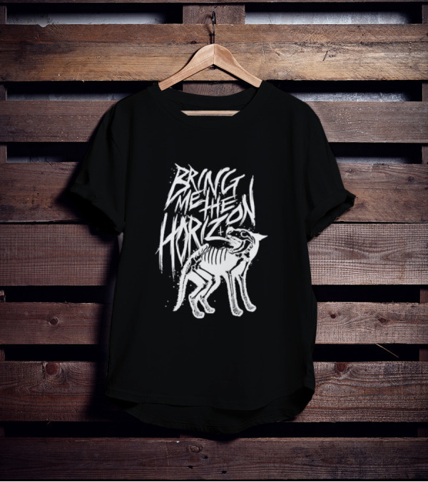 Bring Me The Horizon Cat Skeleton T-Shirt