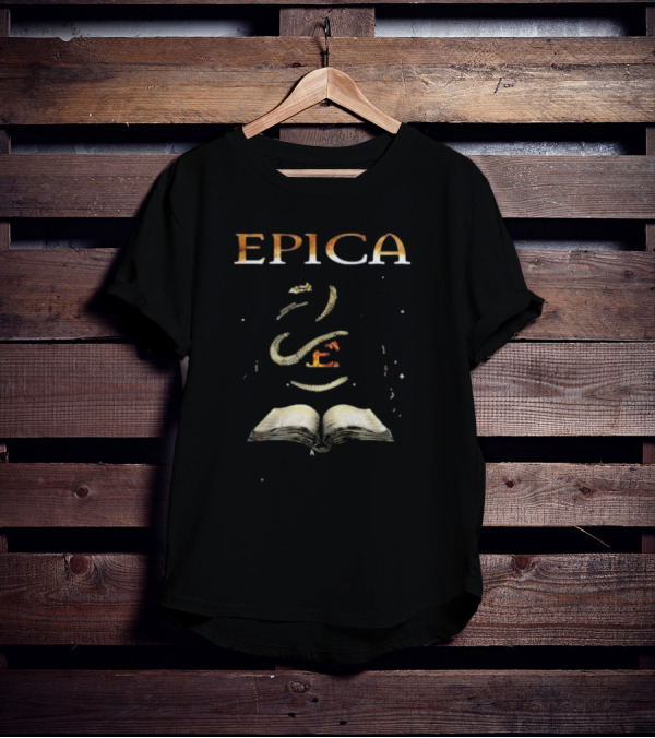Epica Kingdom Of Heaven Open Book And Snake T-Shirt