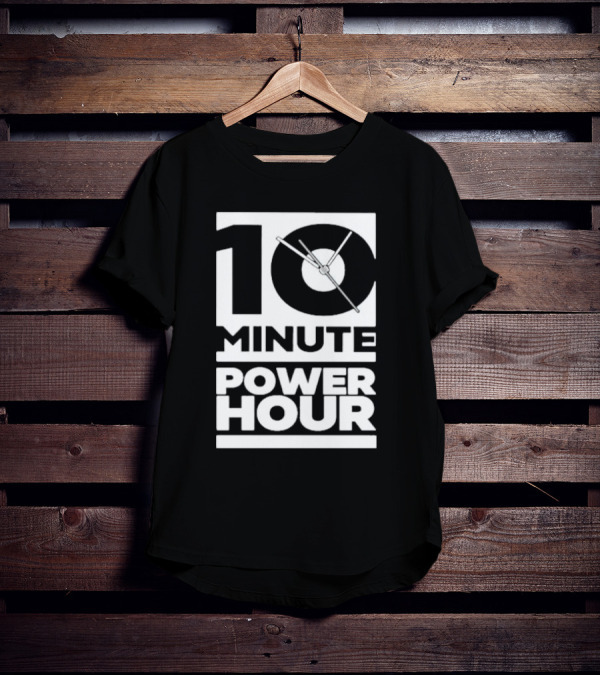 10 Minute Power Hour Clock Design Game Grumps T-Shirt