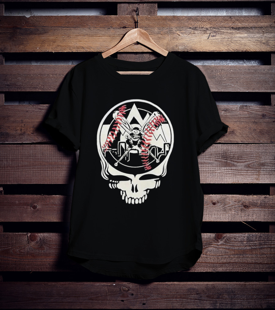 Grateful Dead Steal Your Face Colorado Rockies MLB Collaboration T-Shirt