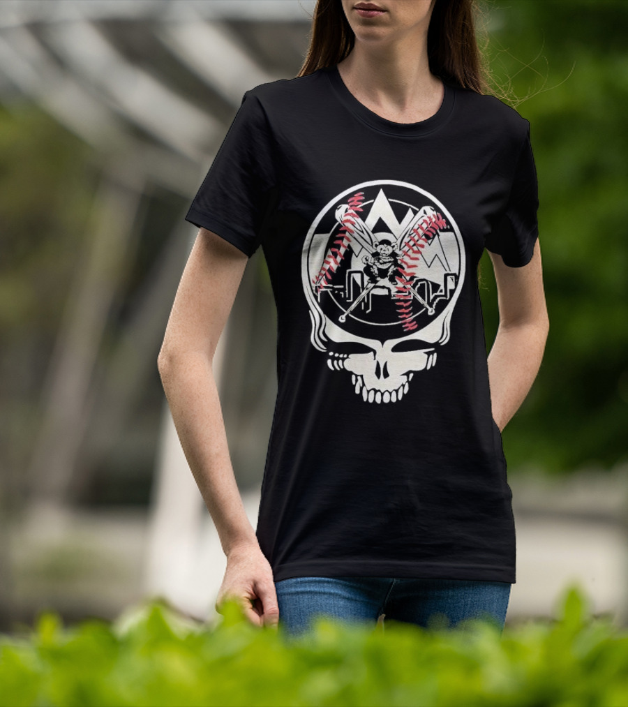 Grateful Dead Steal Your Face Colorado Rockies MLB Collaboration T-Shirt