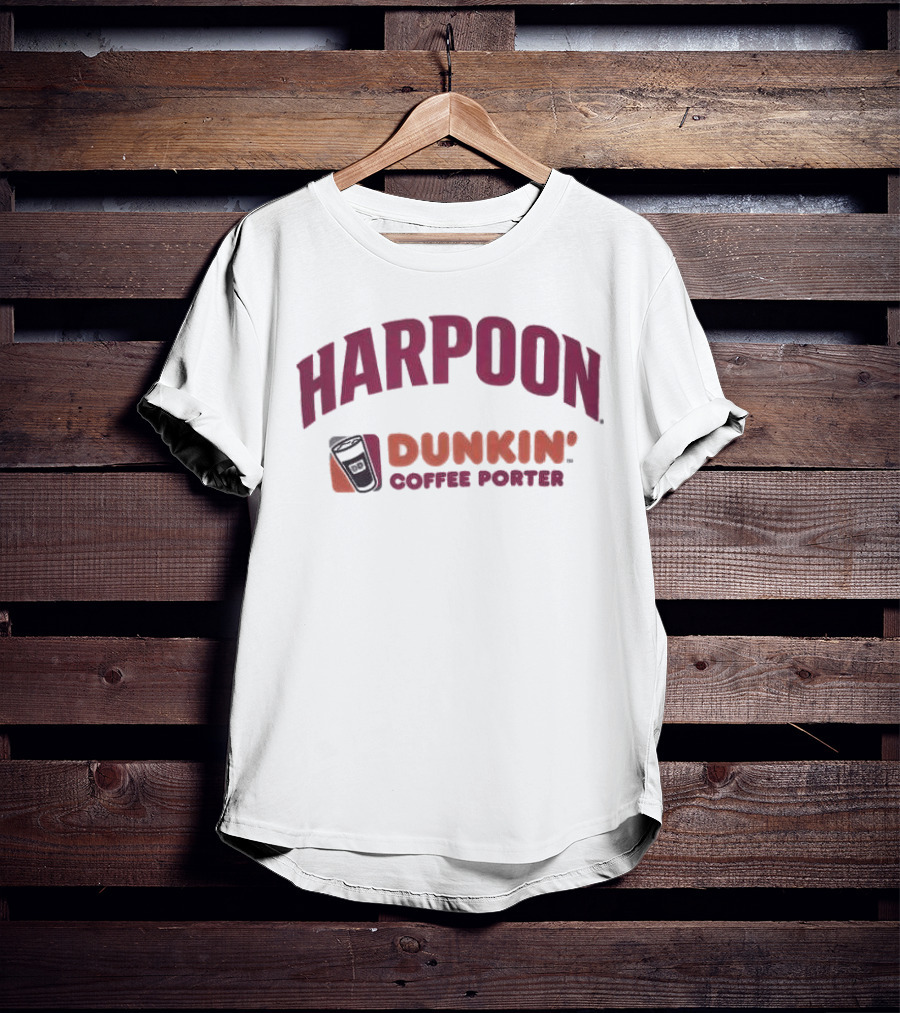 HARPOON Dunkin' Coffee Porter Collaboration T-Shirt