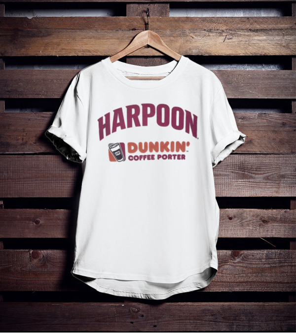 HARPOON Dunkin' Coffee Porter Collaboration T-Shirt