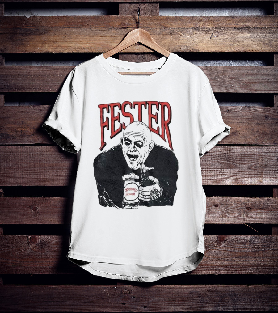 Fester Addams Oktoberfest La Cerveza T-Shirt