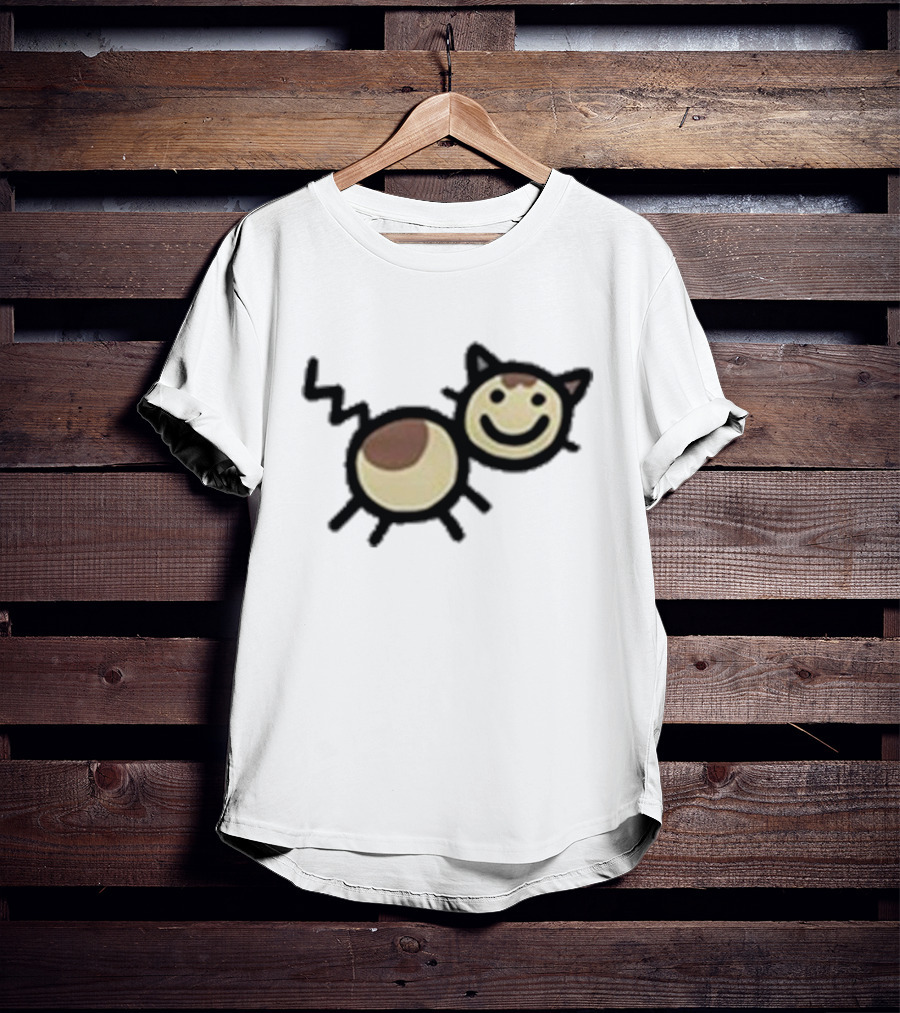Mummy Joe Cheese Puff Cat Drawing T-Shirt