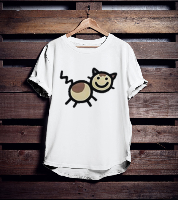 Mummy Joe Cheese Puff Cat Drawing T-Shirt