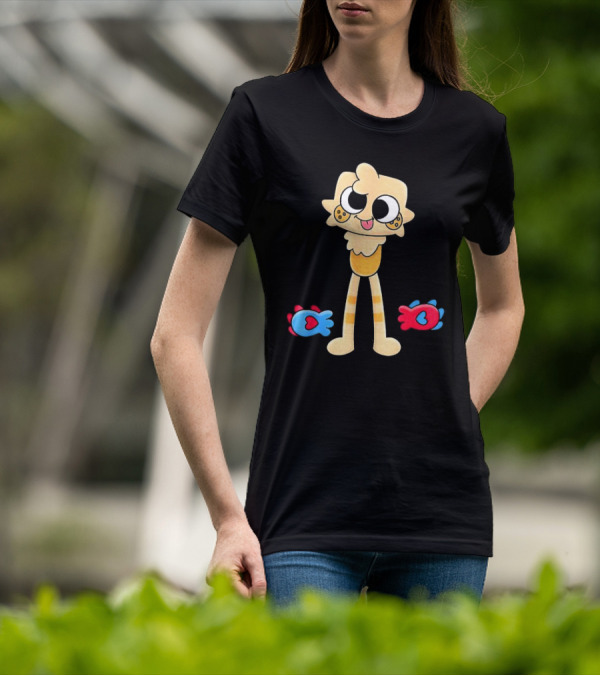 Dandy’s World Goob Costume For Kids And Adults Christmas Cartoon Character With Playful Fish Icons T-Shirt