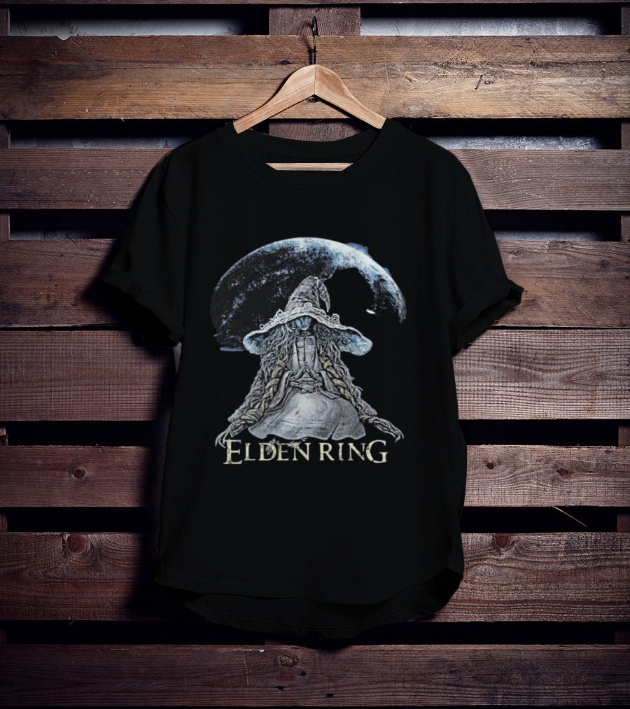 Ranni The Witch Elden Ring Fantasy Art Game Character Moon Magic T-Shirt