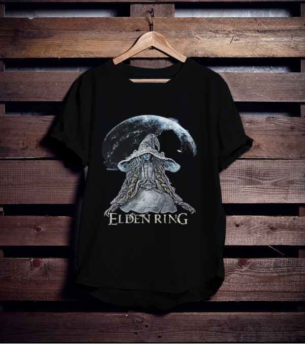 Ranni The Witch Elden Ring Fantasy Art Game Character Moon Magic T-Shirt