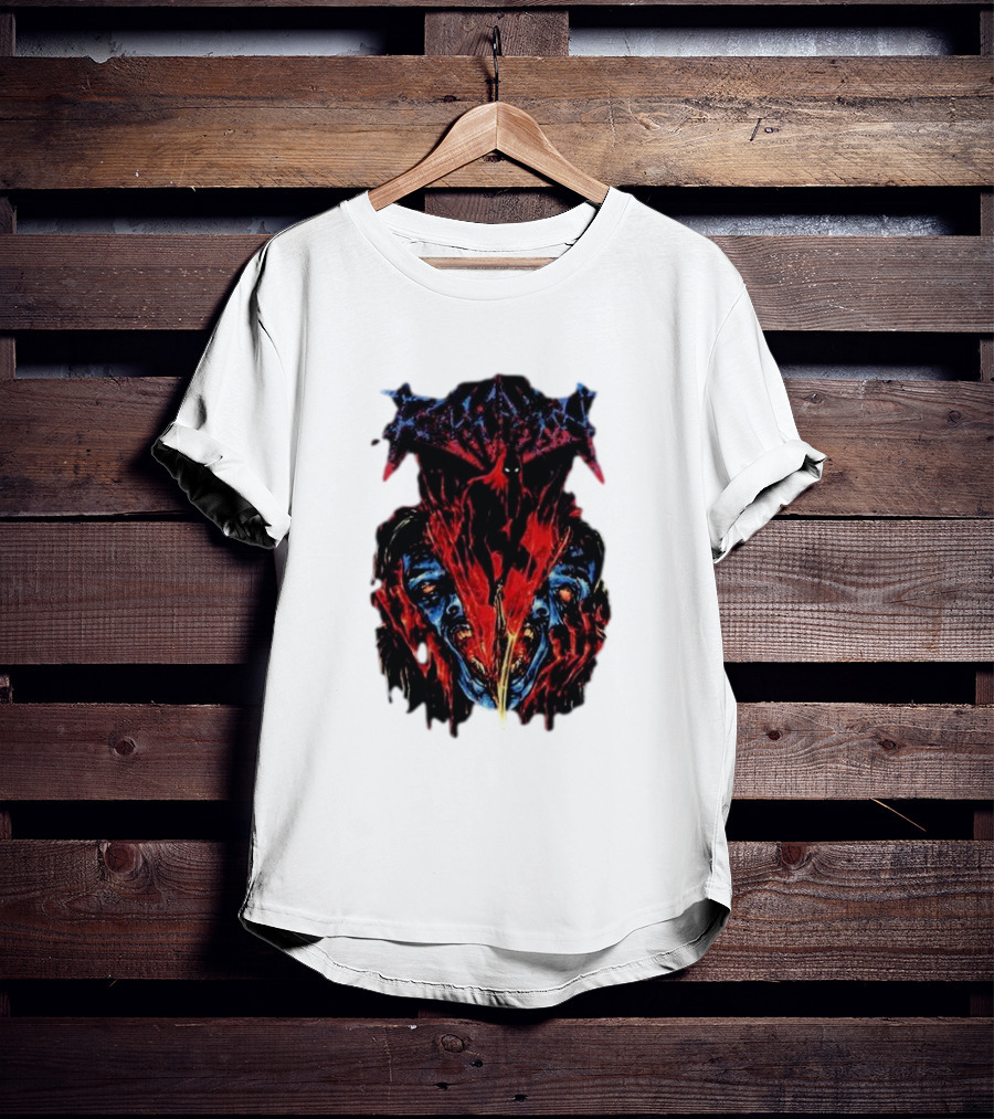 Revocation Nihilistic Violence Album Art Two Colossal Colorful Faces T-Shirt