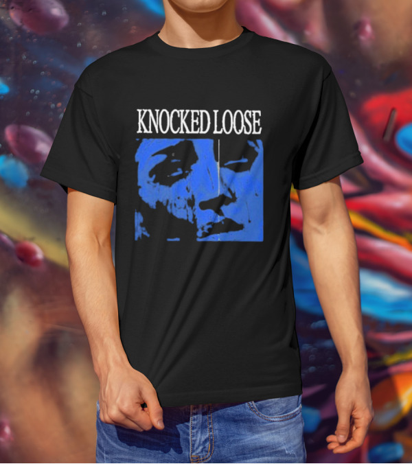 KNOCKED LOOSE Blue Face T-Shirt