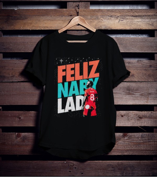 Feliz Naby Lad Liverpool FC Naby Keita Christmas Soccer T-Shirt