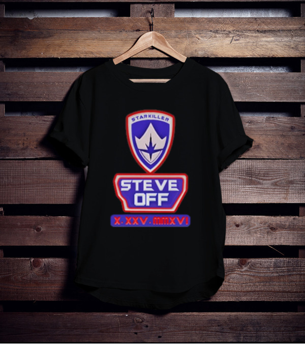 Starkiller Steve Off Shield X.XXV.MMXVI T-Shirt