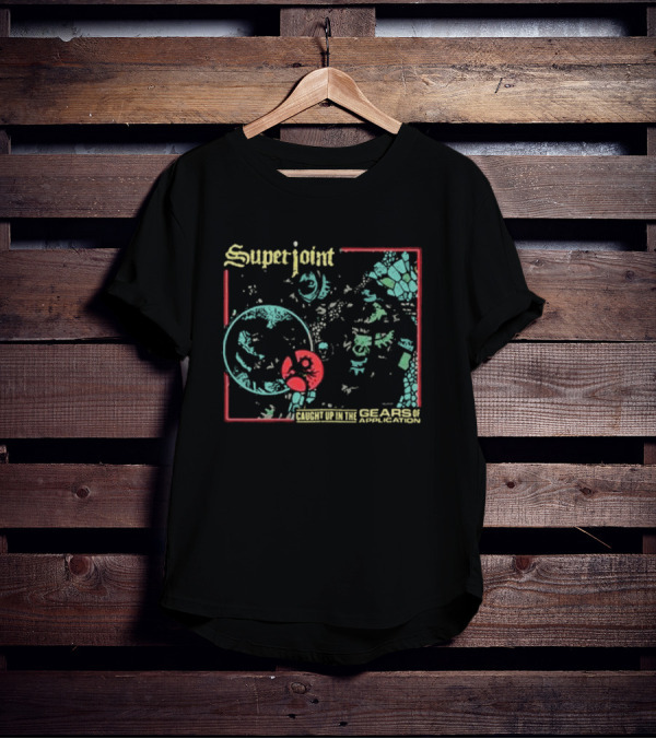 Superjoint Ritual Caught Up In The Gears Of Application Psychedelic Cover T-Shirt