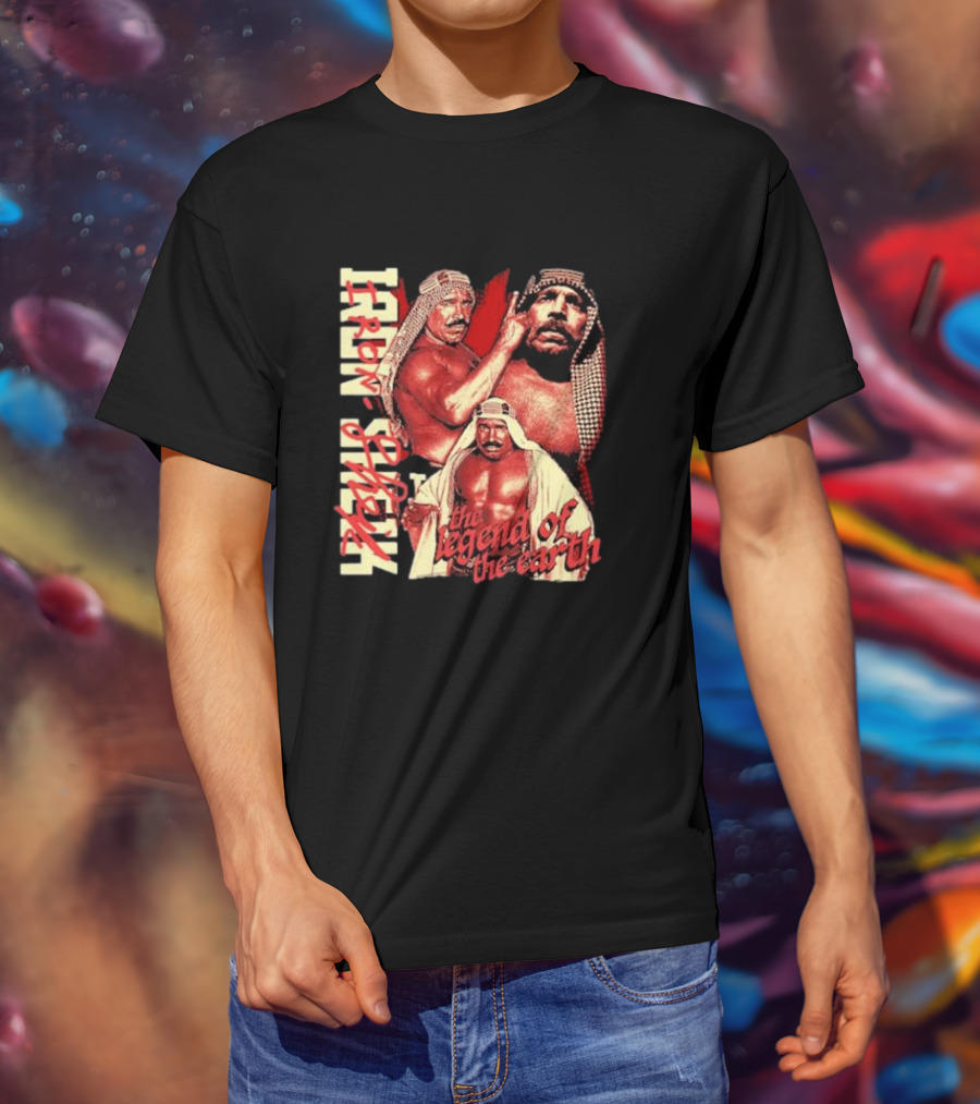 Iron Sheik The Legend Of The Earth Wrestling T-Shirt