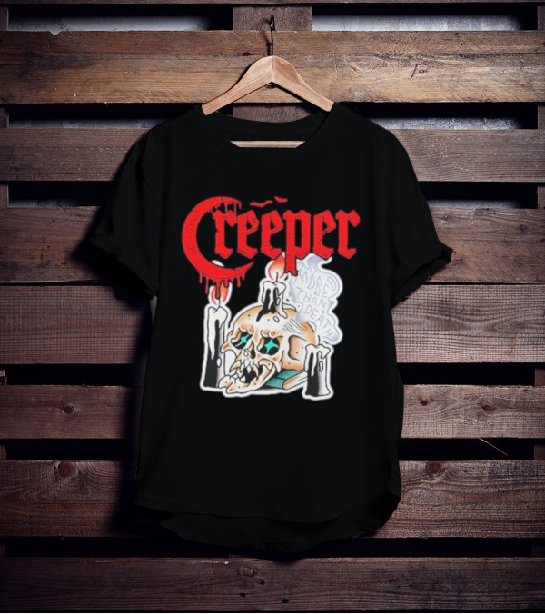 Creeper Skull Candle More Than Death Friday 13th T-Shirt