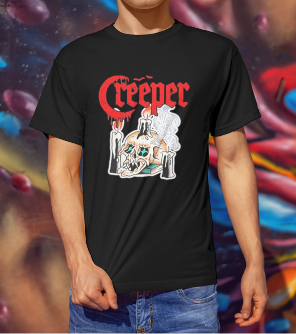 Creeper Skull Candle More Than Death Friday 13th T-Shirt