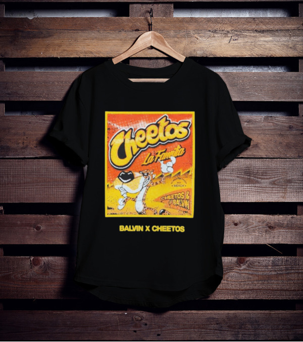Cheetos La Familia Merch Balvin X Cheetos Collaboration T-Shirt