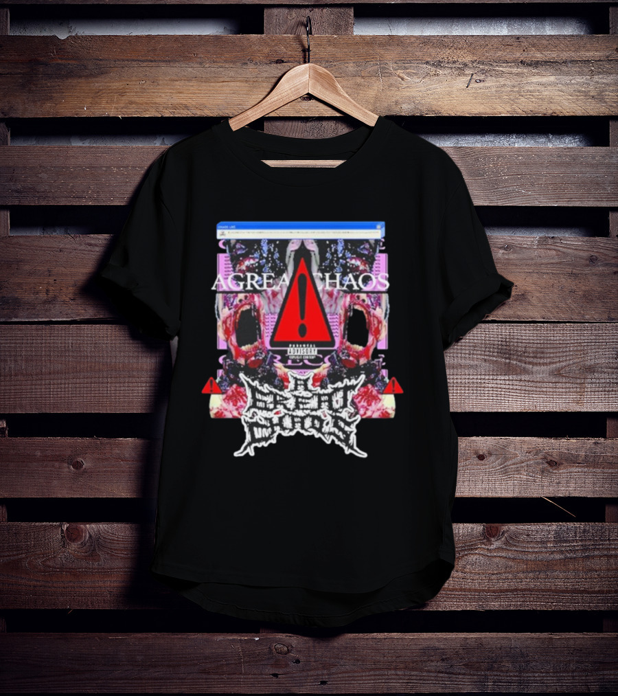Ken Carson A Great Chaos Pink Error Warning T-Shirt