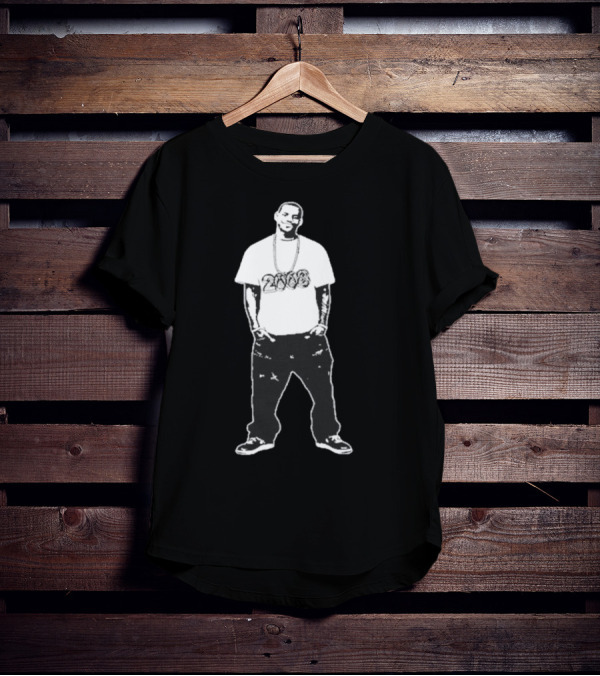 Le8ron 2008 Basketball Icon With 2008 Chain T-Shirt