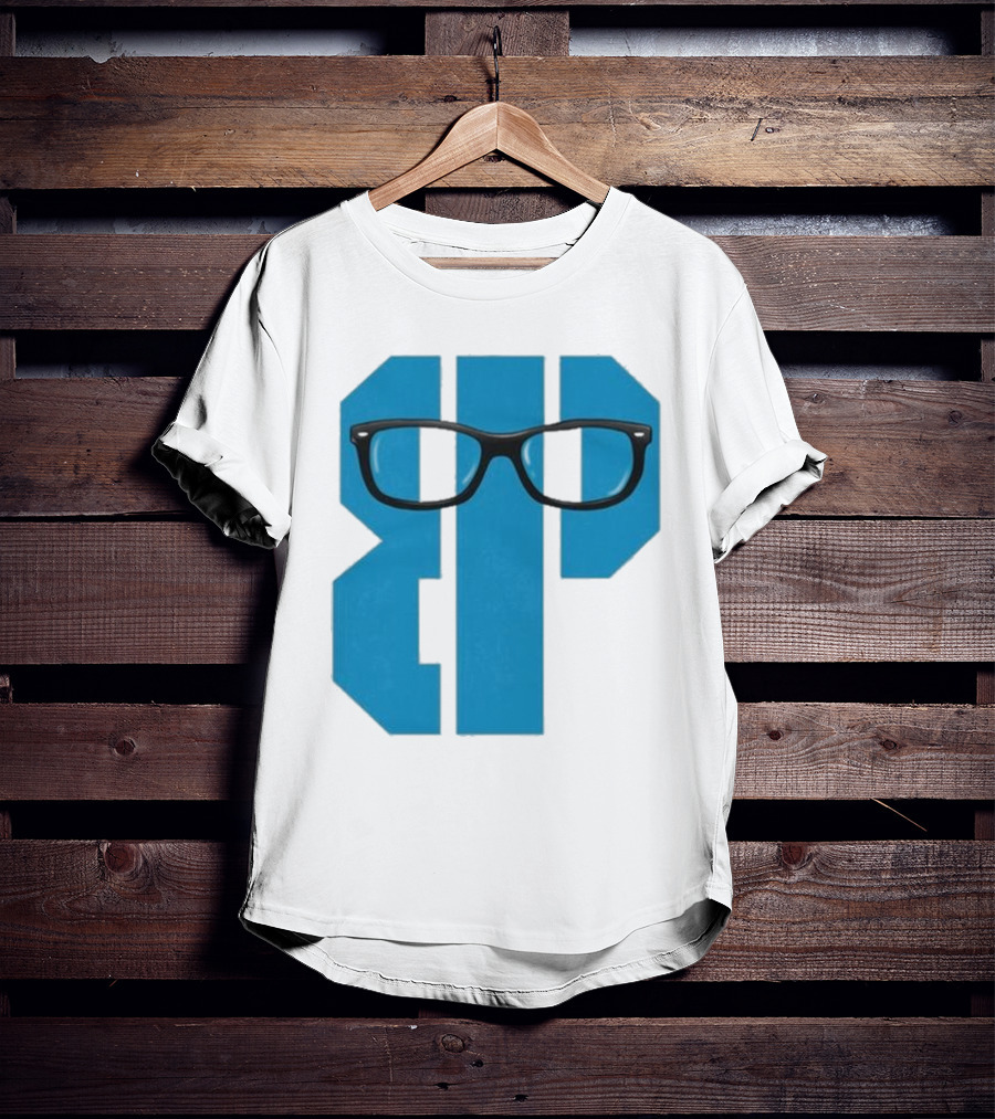Projects X Weezer Framed Blue Block With Glasses T-Shirt