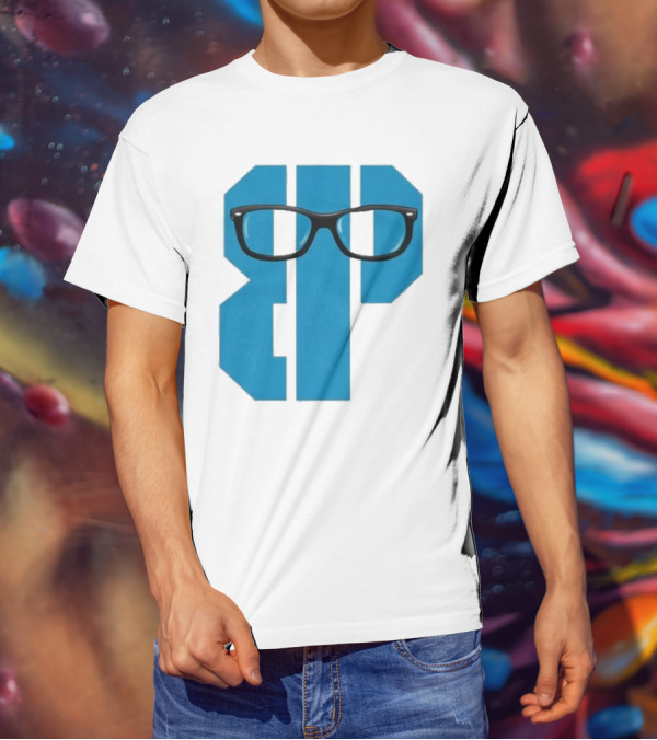 Projects X Weezer Framed Blue Block With Glasses T-Shirt