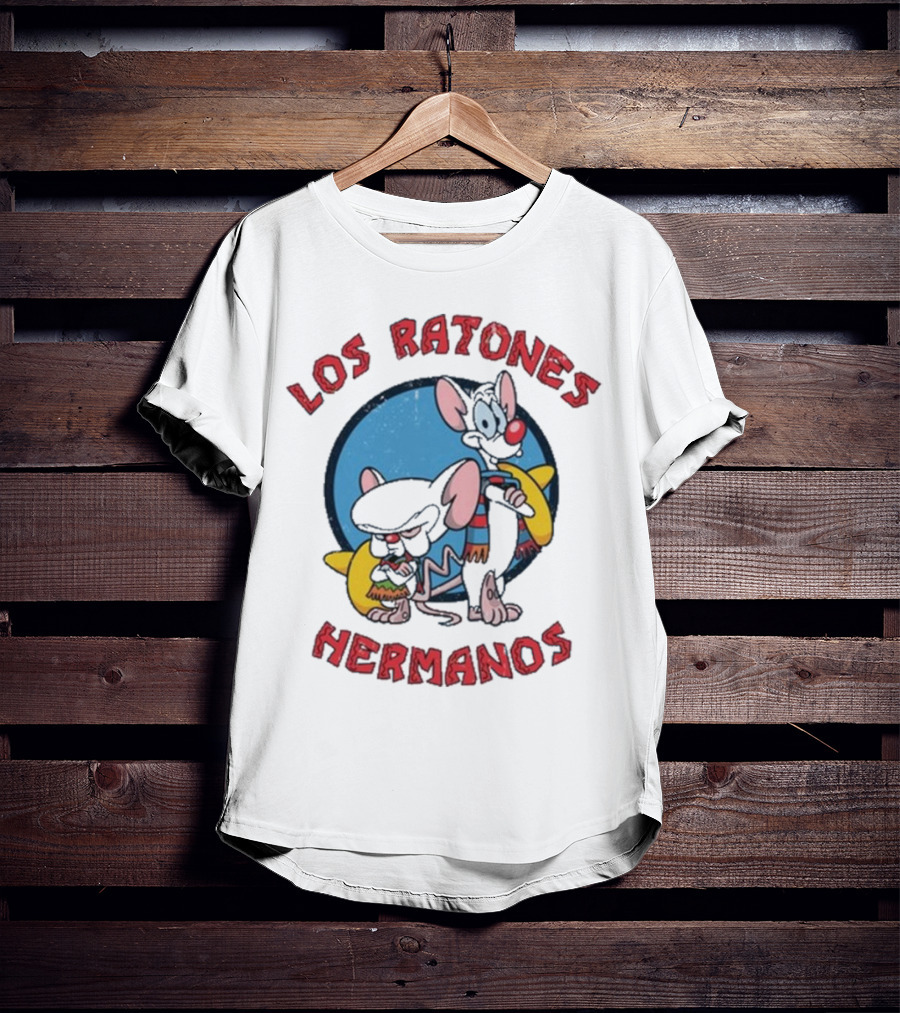 Los Ratones Hermanos Pinky And The Brain Crossover T-Shirt