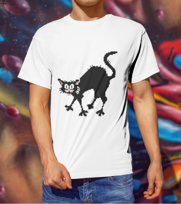 Tom Ward 8 Bit Pixel Art Tom Cat T-Shirt