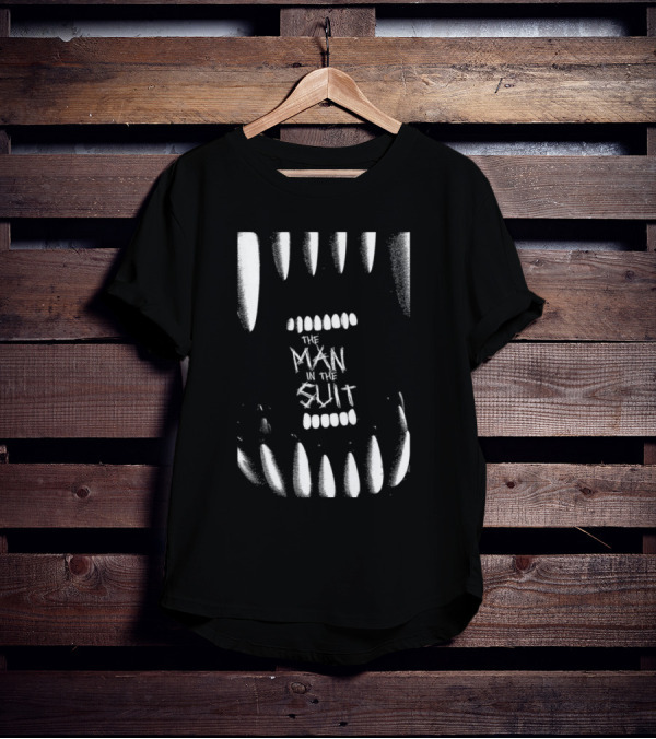 The Man In The Suit Within Monstrous Jaws T-Shirt
