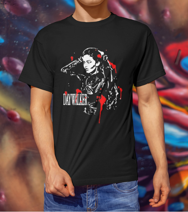 Valkyrae Daywalker Red Blood Splatter T-Shirt
