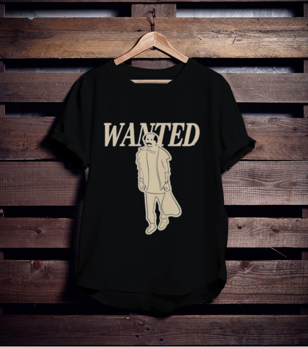 Vardagen Vdgn Wanted Sketch Outline T-Shirt