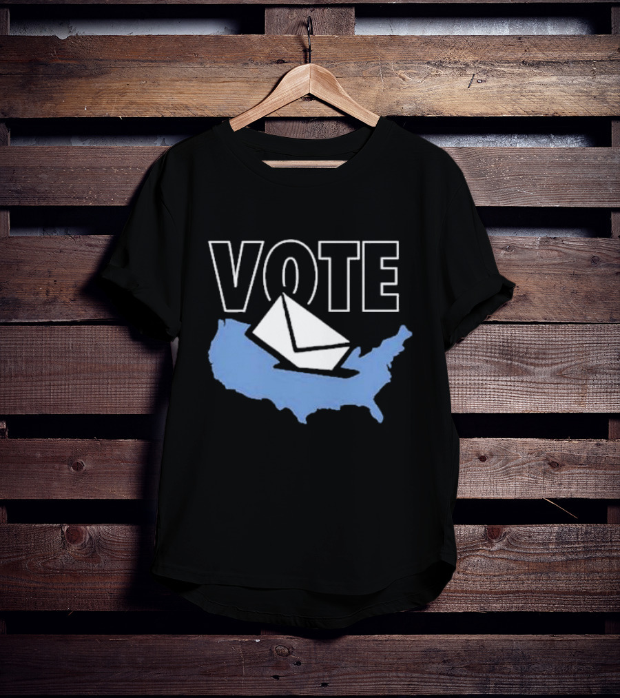 Vote Envelope Map T-Shirt