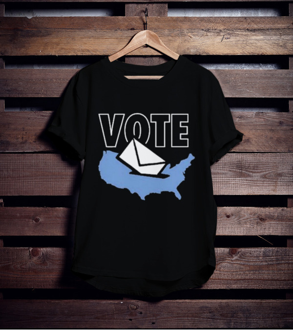Vote Envelope Map T-Shirt