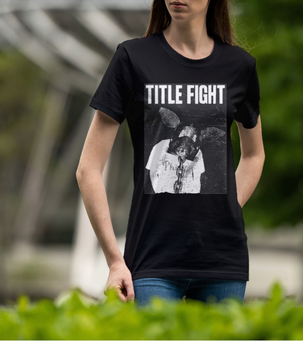 TITLE FIGHT CHAINED PIG MASK T-Shirt