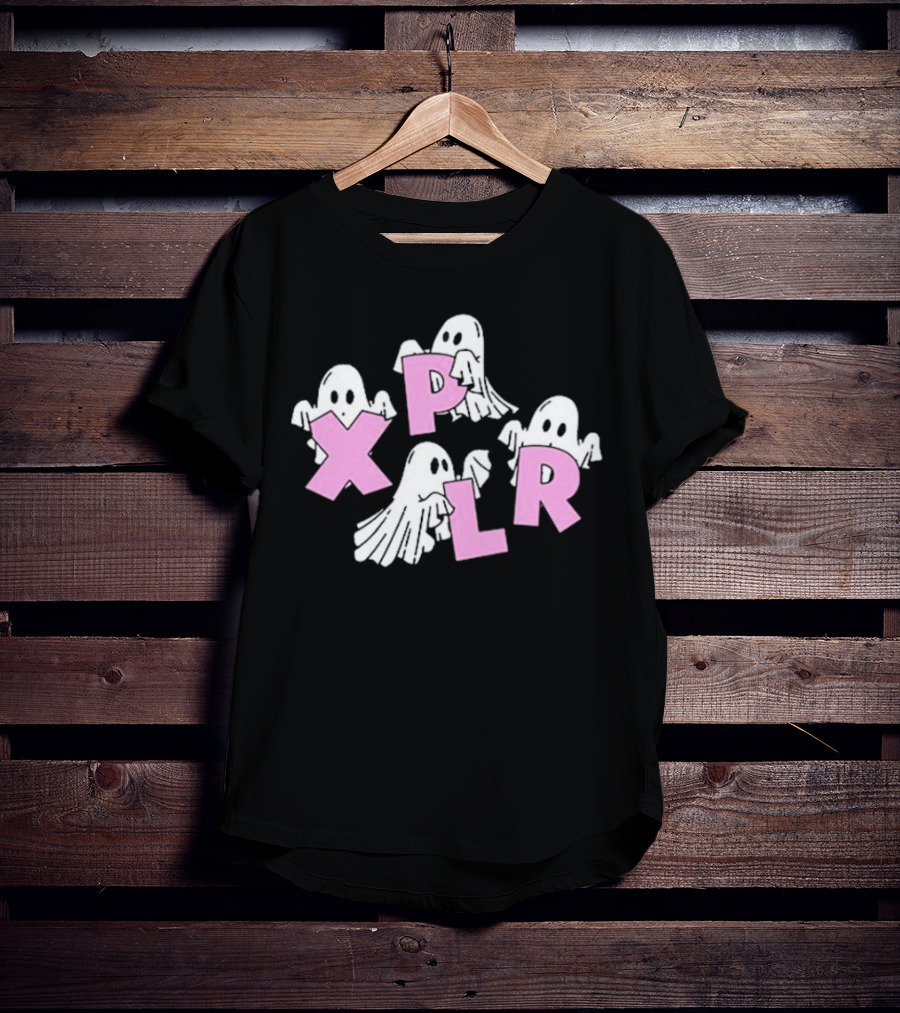 Xplr Ghosts With Pink Letters T-Shirt