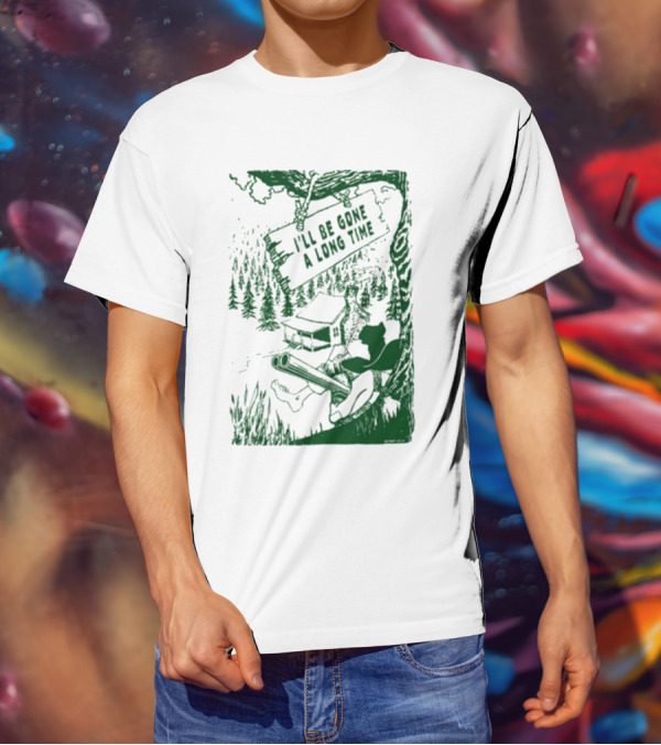 Billy Strings I'll Be Gone A Long Time Cabin Forest Scene T-Shirt